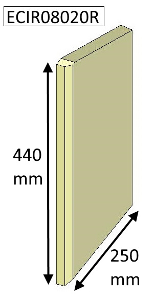 Right Hand Side Brick for Aspect 8 Non Eco Stove
